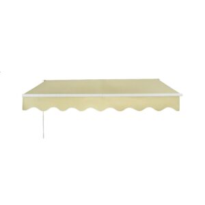 Toldo 4x2.5 con Brazo Retractil Terrazas mts Crudo