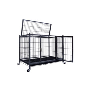 Jaula Canil para 2 Perros Grandes 180x93X90 cm