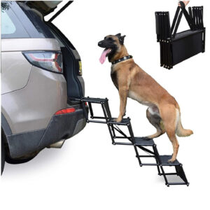 Escalera Plegable para perros 4 peldaños