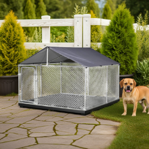 Canil para Perros c/techo 3×3 mts