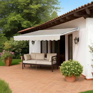 Toldo 2x1,5mt con Brazo Retráctil Crudo