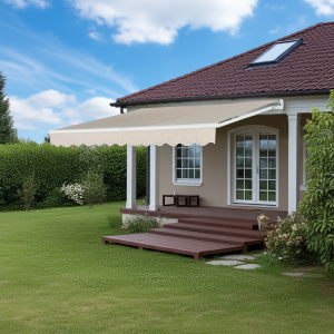 Toldo 4x2.5mt con Brazo Retractil Crudo
