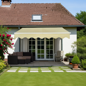 Toldo 3X2.5mt con Brazo Retractil Crudo