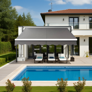 Toldo 3X2.5mt con Brazo Retractil Gris