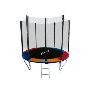 Cama Elastica 2,44 con Malla y Escalera  mt 8FT