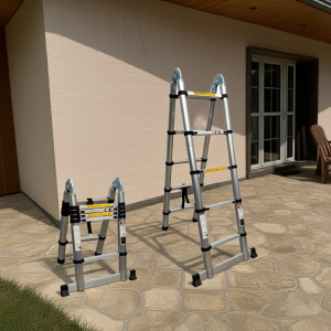 Escalera 3,2m Telescópica aluminio multiuso