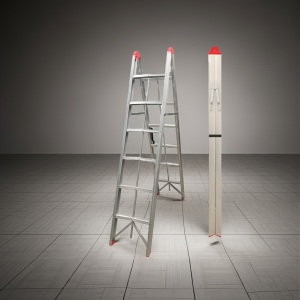 Escalera Portatil Fold A 6x2 peldaños
