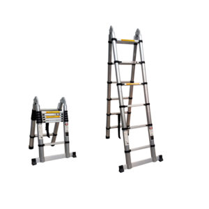 Escalera 3,8m Telescópica aluminio multiuso