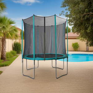 Cama Elastica 3.66mt OOGarden Malla + Escalera 12FT