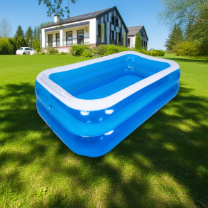 Piscina Inflable Niños y Adultos Rectangular 305x183cm