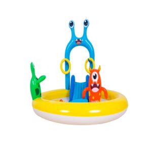 Piscina de Juegos Inflable Lanza Agua Monster 138x171cm