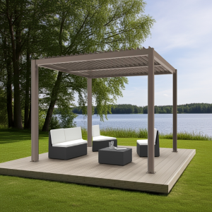 Pérgola 3x3MT Bioclimática  Techo de Acero