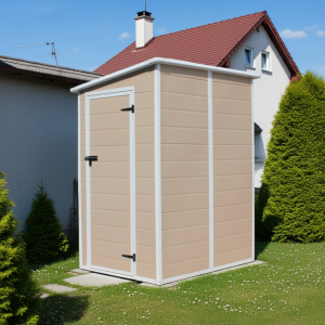 Bodegas Jardin Plastico PP 151X121X193CM Café Claro 1.83m2