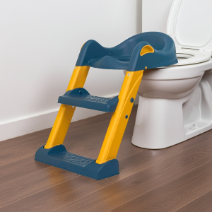 Adaptador Urinario Infantil con Escalera Amarillo