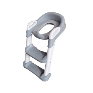 Adaptador Urinario Infantil con Escalera Gris