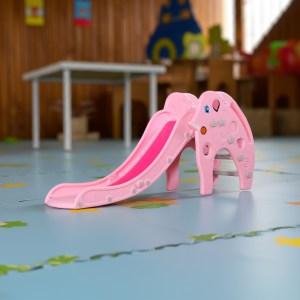 Resbalin Elefante 2 en 1 con Aro Baloncesto Rosado