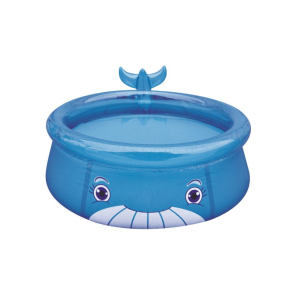 Piscina Niños Inflable 3D Ballena Lanzadora de Agua 175x62cm 10 Unidades