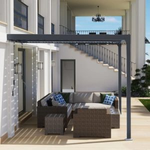 Pérgola 4x3MT  Muro Bioclimática  Aluminio