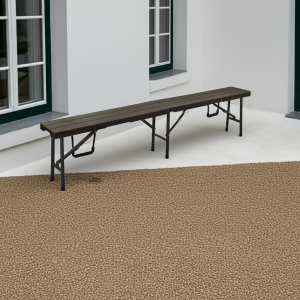 Banca Plegable Gris Símil Madera 180x30x43cm
