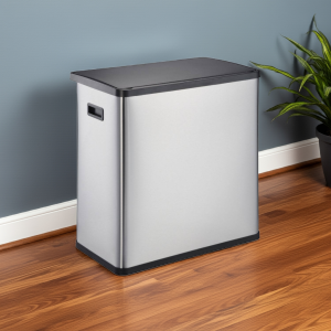 Basurero 60L Inteligente Con Sensor Acero Inoxidable