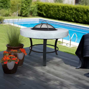 Fogon Parrilla a la Piedra Clasico 81x81x58.5cm