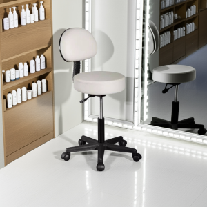 Piso Giratorio Clínico y Spa Beige con respaldo