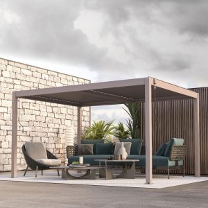 Pérgola 4x3MT Bioclimática Techo de Acero 4x3MT
