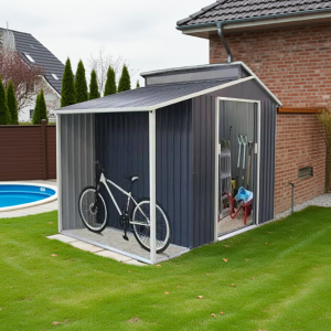 Bodega Deluxe 2 en 1  de 3,78 m2 + Kit de Base para Piso