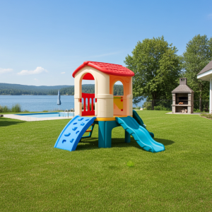 Casa de Juegos para niños con Resbalín y trepador