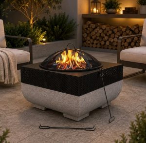 Fogon Parrilla a la Piedra 55x55x42.5cm
