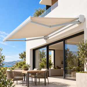 Toldo Retráctil con Control Remoto 3X2,5 Beige